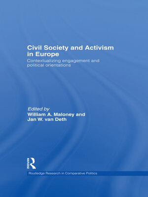cover image of Civil Society and Activism in Europe